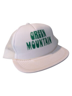 80s/90s Green Mountain Coffee Mesh Trucker Snapback